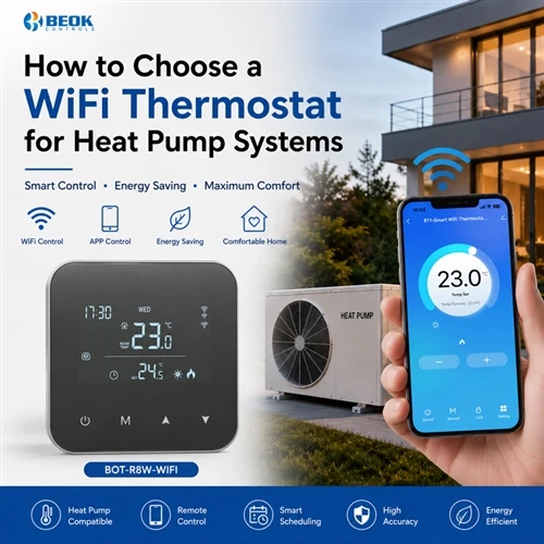 Jak vybrat WiFi termostat pro systémy tepelných čerpadel